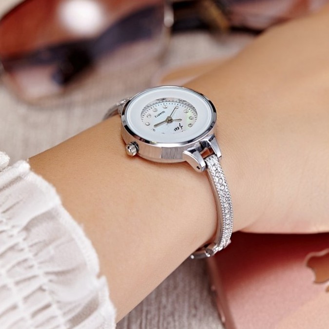 Đồng hồ nữ JW dây lắc viền đá thời trang SP405 | BigBuy360 - bigbuy360.vn