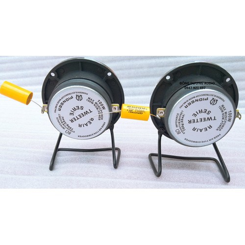 BỘ 2 CHIẾC LOA BỔ SUNG TREBLE CHO DÀN ÂM THANH - PIONEER NANO 3 LỖ VÍT + CHÂN ĐẾ + TỤ 2,2MF