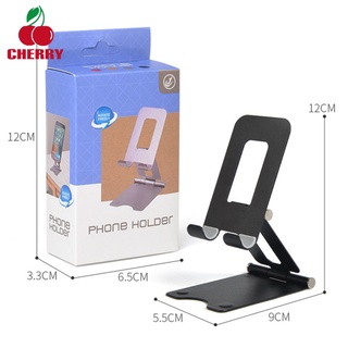 FS Metal Adjustable Mobile  Phone  Bracket Solid Color Universal Tablet Holder Foldable Portable Desk Stand For Home