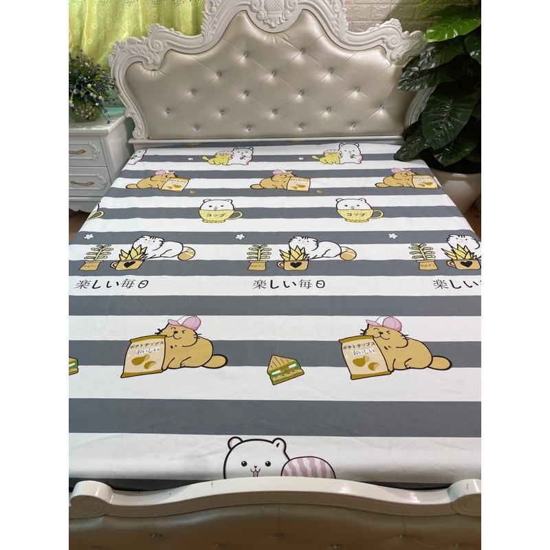 ga chống thấm COTTON NANO Sheen bedding thương hiệu cao cấp,không nóng bí