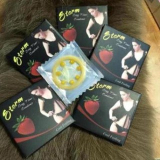 Bao cao su gai đôn bi Storm Long time 5 Hộp