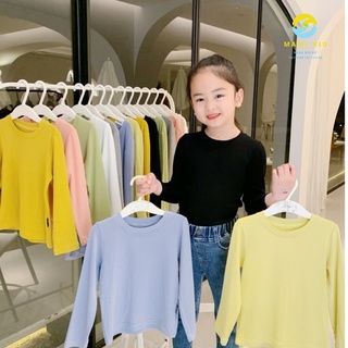  Áo Dài Tay Cho Bé Áo Giữ Nhiệt Thu Đông Size đại full size đến 45kg Áo Bé Gái co giãn tốt 