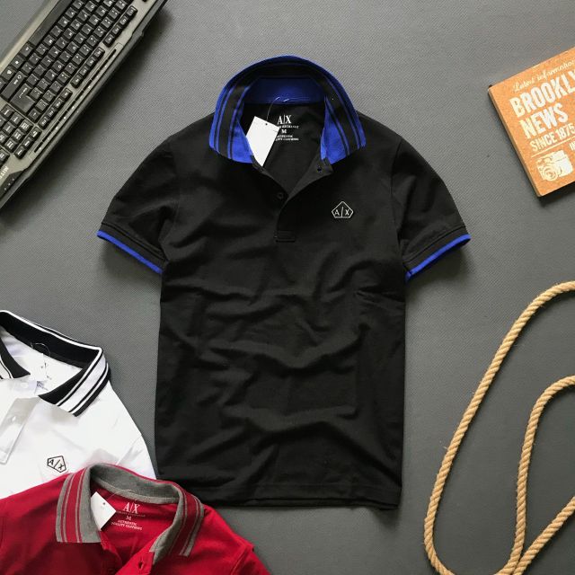 ÁO THUN NAM CÁ SẤU CỔ BẺ PHỐI VIỀN CỰC ĐẸP | BigBuy360 - bigbuy360.vn