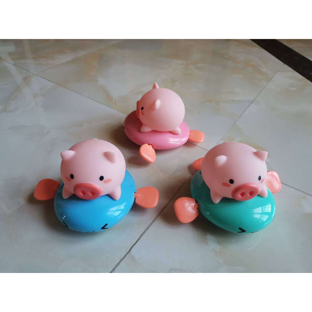 Đồ chơi nhà tắm - heo (lợn) chèo thuyền phun nước cực đáng yêu giao màu ngẫu nhiên quà tặng cho bé trẻ em