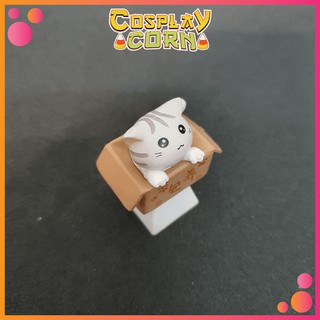 keycap bàn phím nhiều mẫu nhiều hình dễ thương ( mèo hộp, doremon , pikachu,...)