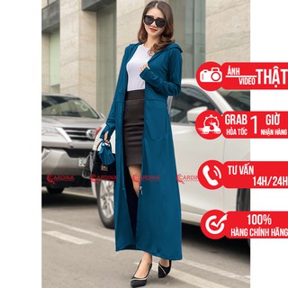 Áo choàng chống nắng Cardina. Chất thun lạnh 2 lớp . Chống tia UV. Kháng khuẩn khử mùi