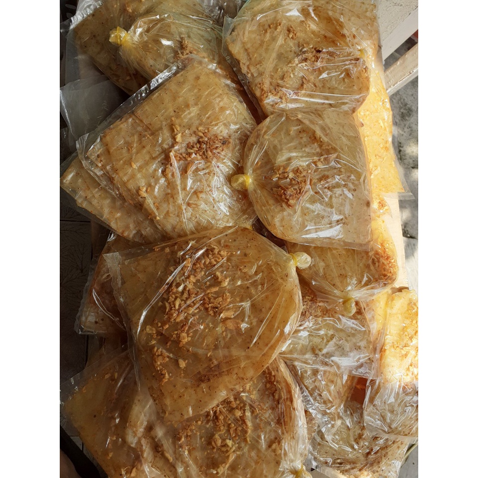 Bánh Tráng Muối Tỏi Xì Ke Nhà Làm gói 65GR! Muối Mịn Tỏi Thơm ! Bánh Tráng Nghệ Sỹ