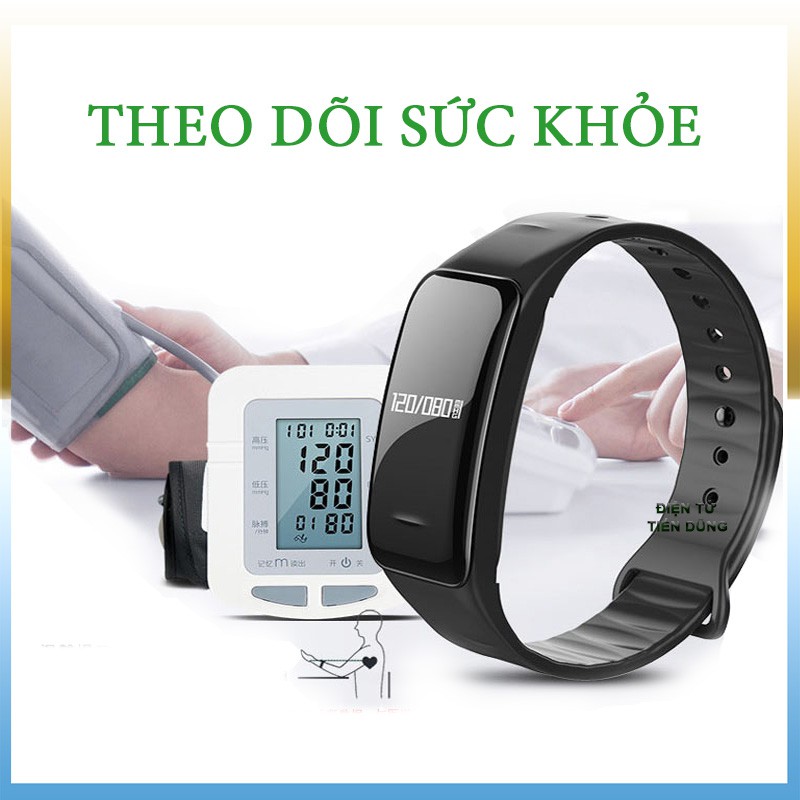 VÒNG ĐEO TAY THÔNG MINH WEARFIT C1 màn hình màu cảm ứng tiện lợi theo dõi sực khỏe phù hợp cho thể thao