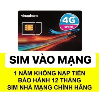 ✅Sim 4G Vinaphone miễn phí không cần nạp tiền  [ BẢO HÀNH 12 THÁNG ]🔥 truy cập không giới hạn tốc độ