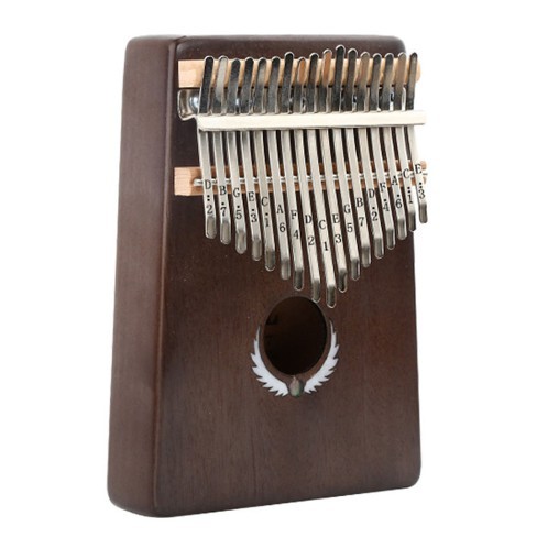 Đàn Kalimba Yael 17 Phím Gỗ Mahogany Y17M-W (Khảm bào ngư Cánh - Mbira Thumb Finger Piano 17 Keys)