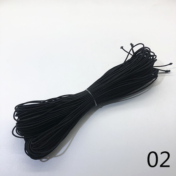 Dây Thun Cao Su Co Giãn 1mm 20 Yards Phụ Kiện May Vá Thủ Công