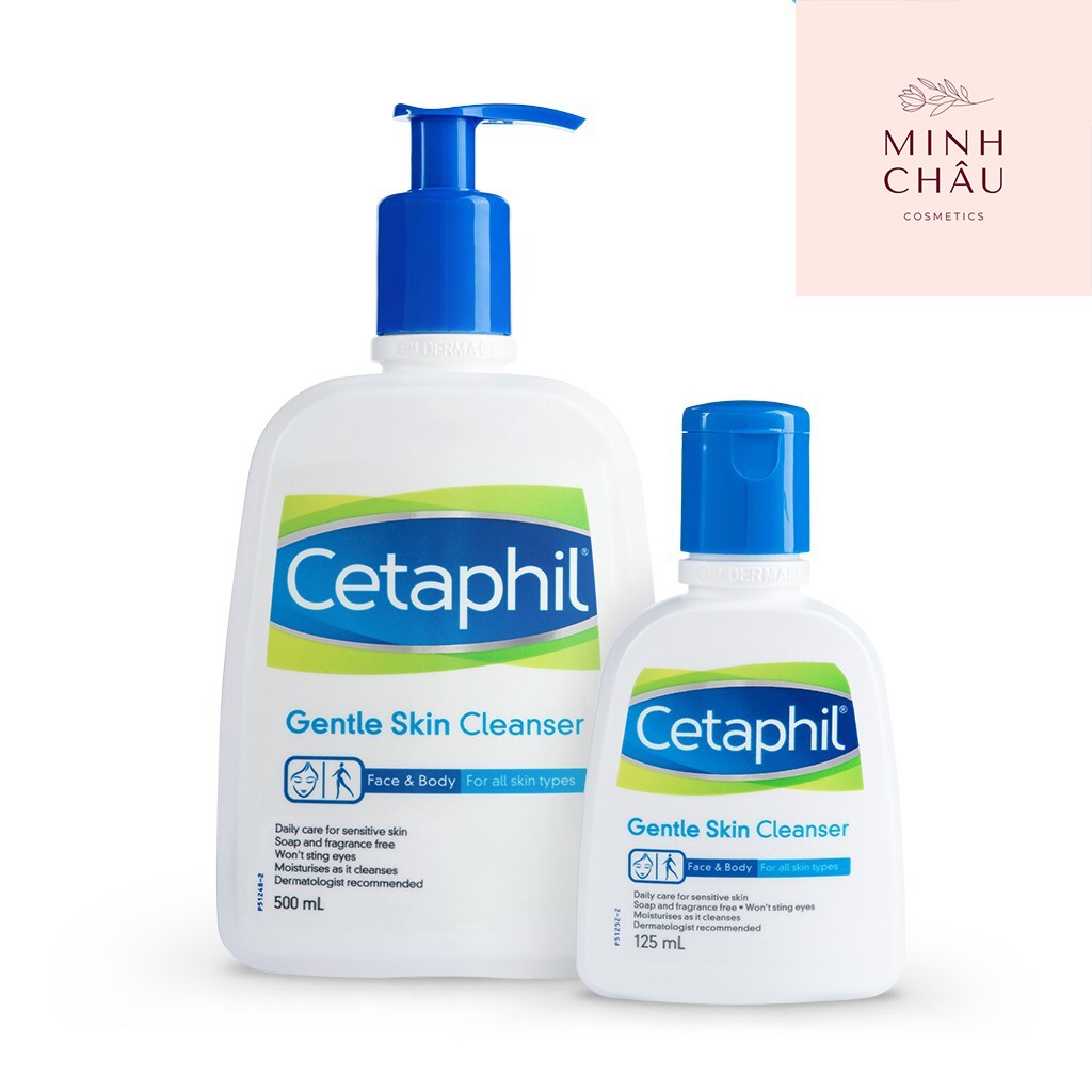 Cetaphil Sửa Rửa Mặt Gentle Skin Cleanser 125 ml/500 ml | BigBuy360 - bigbuy360.vn