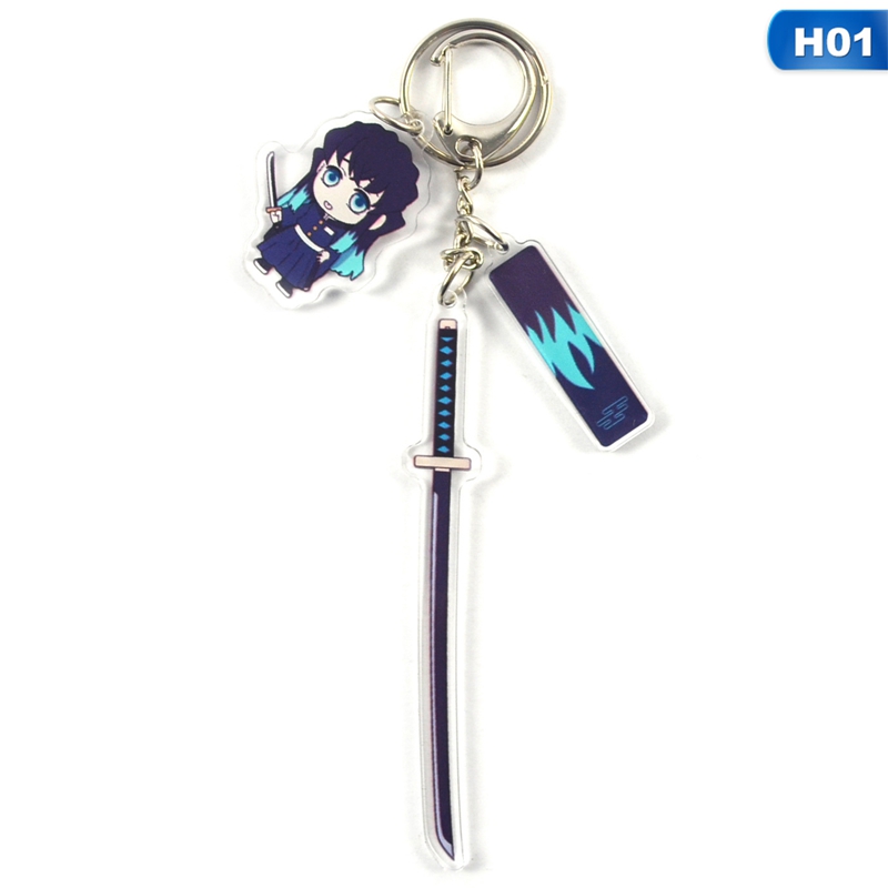 anime Demon Slayer: Kimetsu no Yaiba Keychains Key chains Acrylic Gifts