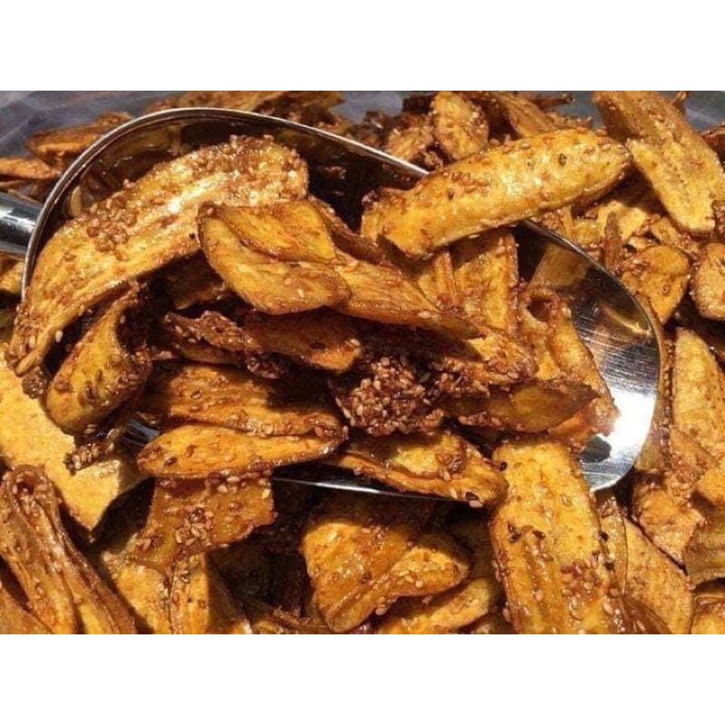 Chuối  Sấy Mè Gừng Giòn Tan