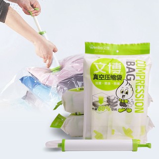 Bộ 8 túi hút chân không, kèm bơm