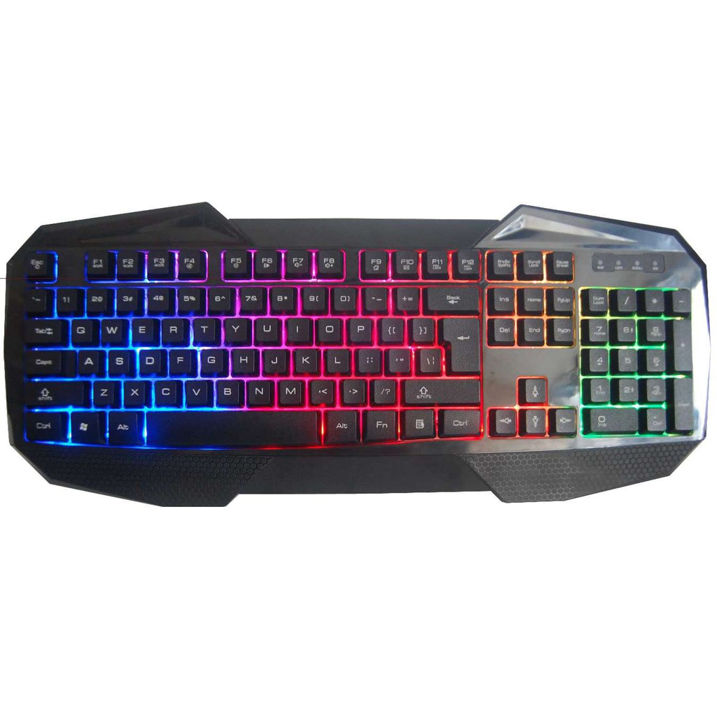 Bàn phím Keyboard Bosston X19 USB có đèn LED. Vi Tính Quốc Duy