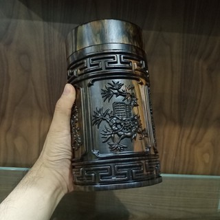 Hộp chè gỗ Mun