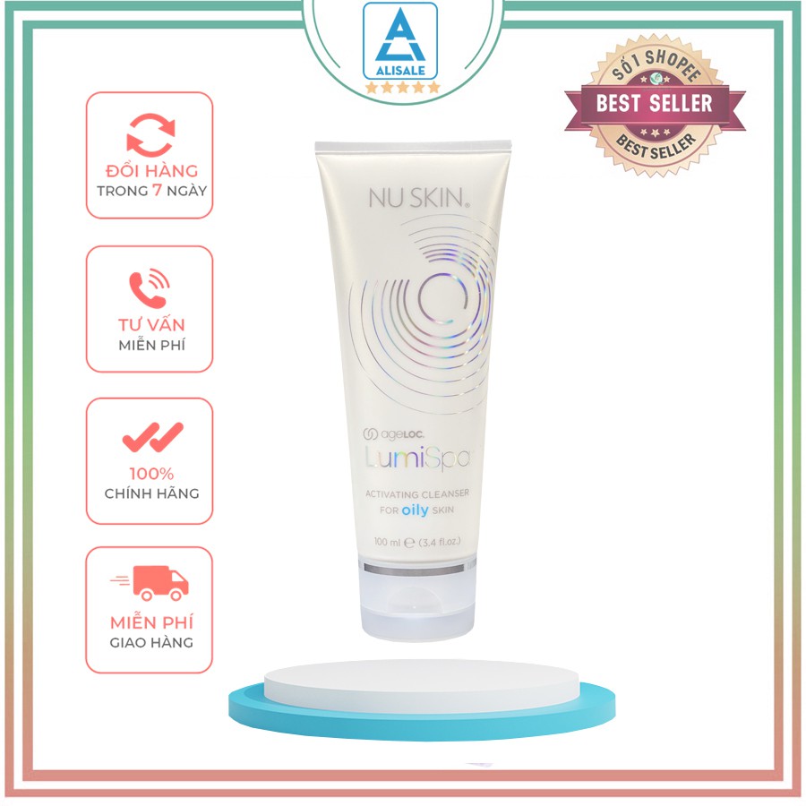 Sữa rửa mặt Ageloc Lumispa Nuskin dành cho da thường normal/combo