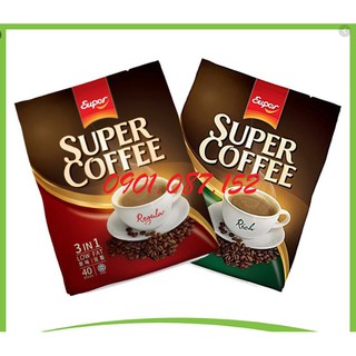 Cà phê sữa Super Coffee 3in1 Low Fat Extra - Vị Đậm Đà