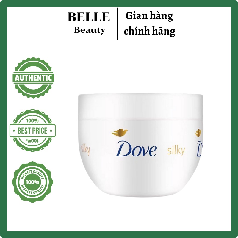 Kem Dưỡng Ẩm Toàn Thân Dove Silky Nourishing Body Cream - Silky Feeling Skin 300ml