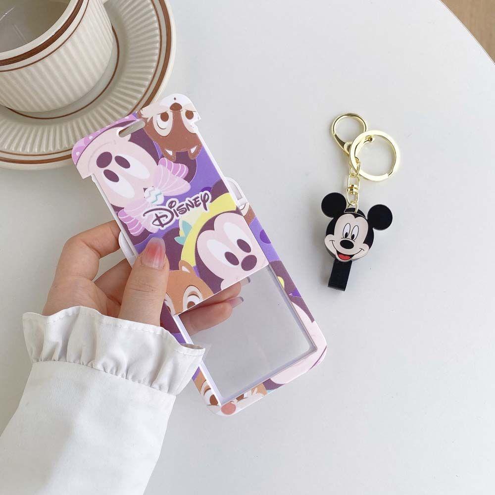 QQMALL Ví Đựng Thẻ ID Họa Tiết Hoạt Hình Dễ Thương