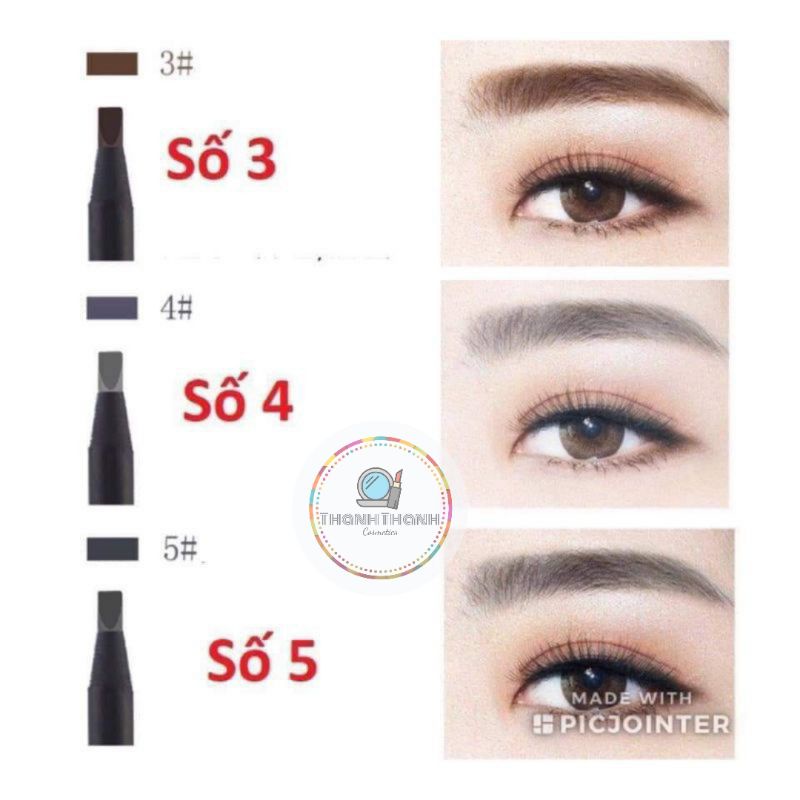 CHÌ XÉ PHẨY SỢI HAOZUANG MAKE UP MILANO EYEBROW PENCIL PRECISION | BigBuy360 - bigbuy360.vn