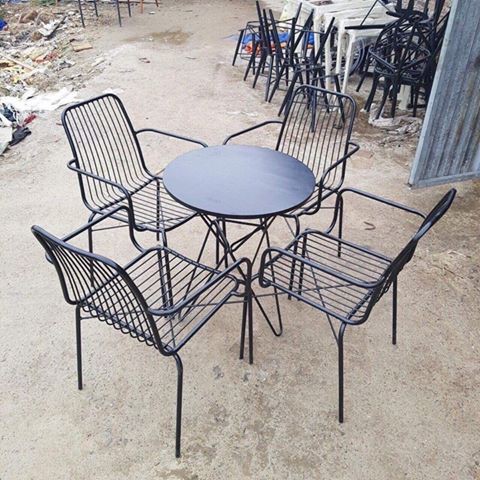 Bộ Ban Ghế Ngoai Trời Composite Bc Vd Bảo Hanh 12 Thang