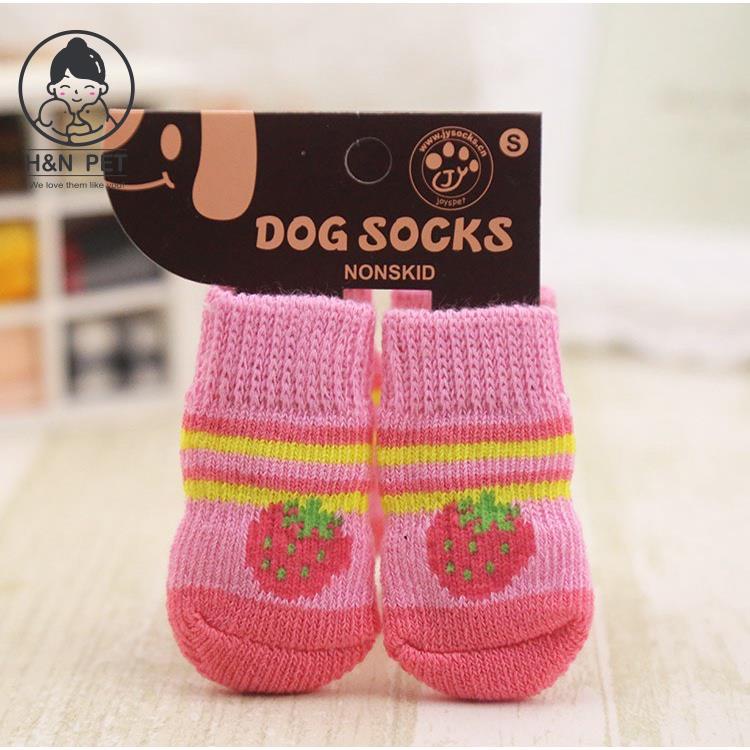 Set 4 chiếc tất chân chó mèo - Vớ chân chó mèo siêu ấm HN PET