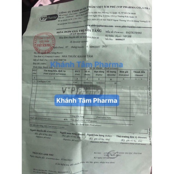 Sụn Cá Mập Cartiligins UBB⚡Chính Hãng⚡Giúp tái tạo sụn khớp, bảo vệ xương khớp _MINH QUÂN