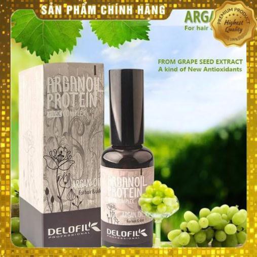 🌻TINH DẦU DELOFIL ARGAN OIL PHỤC HỒI TÓC HƯ TỔN BÓNG MƯỢT 50ML🌻