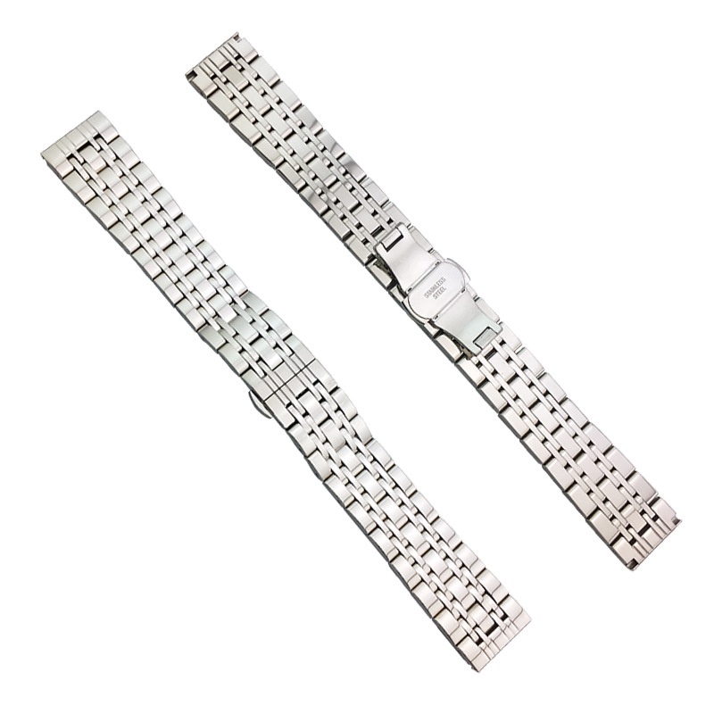 Dây Đeo Đồng Hồ Bằng Thép Không Gỉ Trơn Màu 12mm 14mm 16mm 18mm 19mm 20mm 21mm 22mm