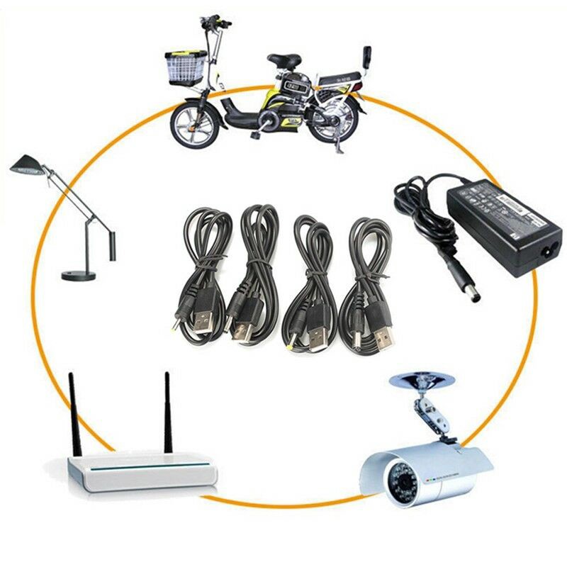 Cáp chuyển USB sang 2.5mm-5.5mm DC 5V - Màu Đen | BigBuy360 - bigbuy360.vn