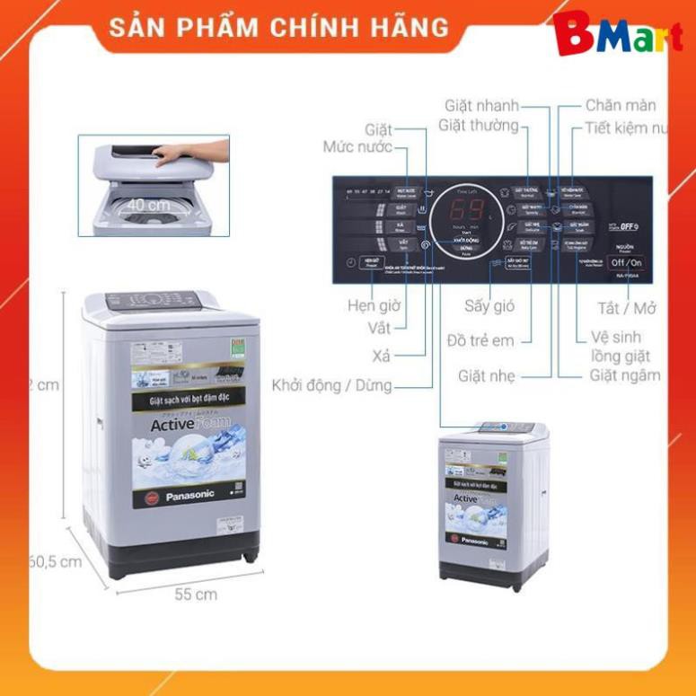 [ VẬN CHUYỂN MIỄN PHÍ NỘI THÀNH HÀ NỘI ] Máy giặt Panasonic 9 kg NA-F90A4GRV  - BM