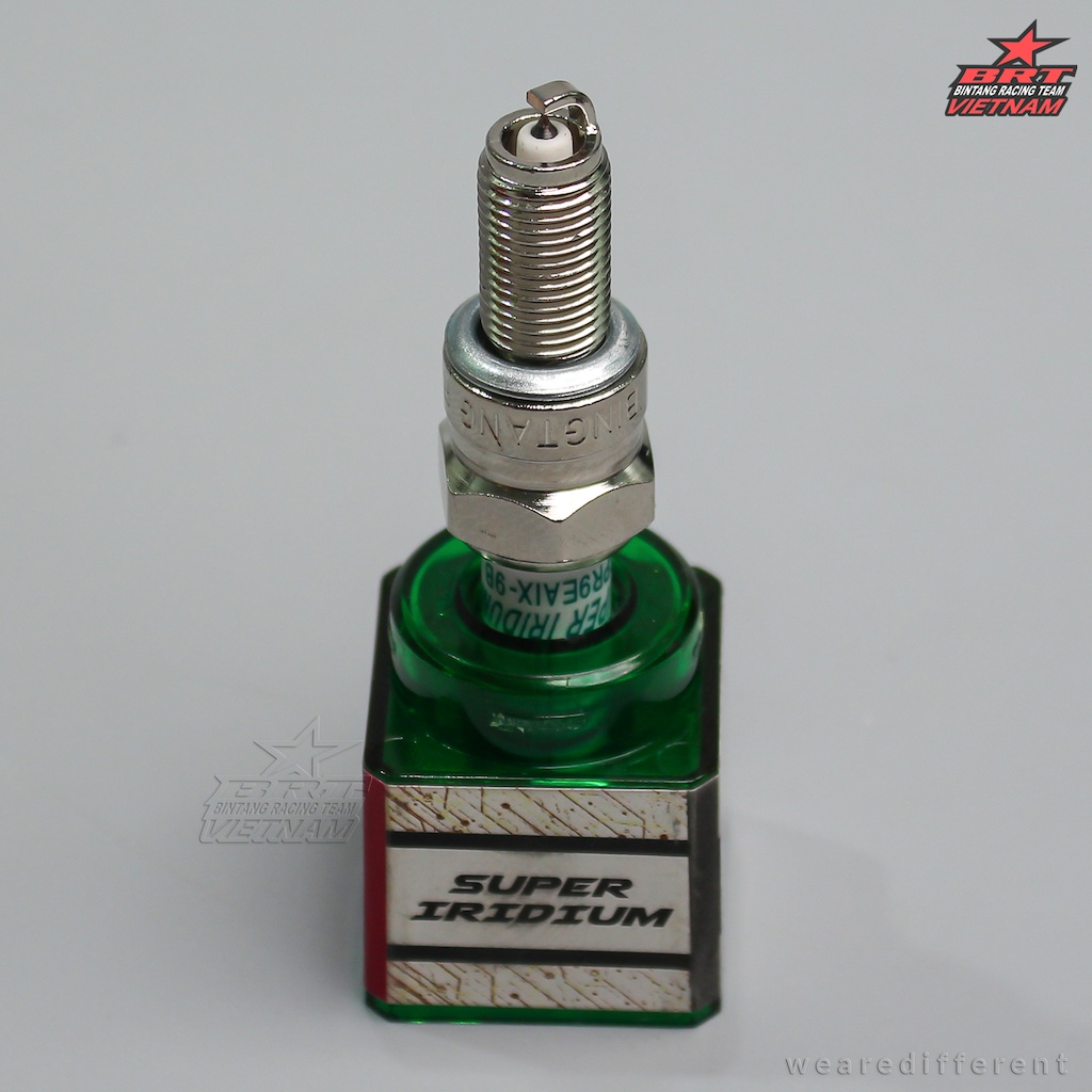 Bugi BRT Super Iridium Racing Xe máy CPR9EAIX - Hàng Chính Hãng Cho Exciter, Winner, Vario, Airblade, Satria, Ex150, GSX