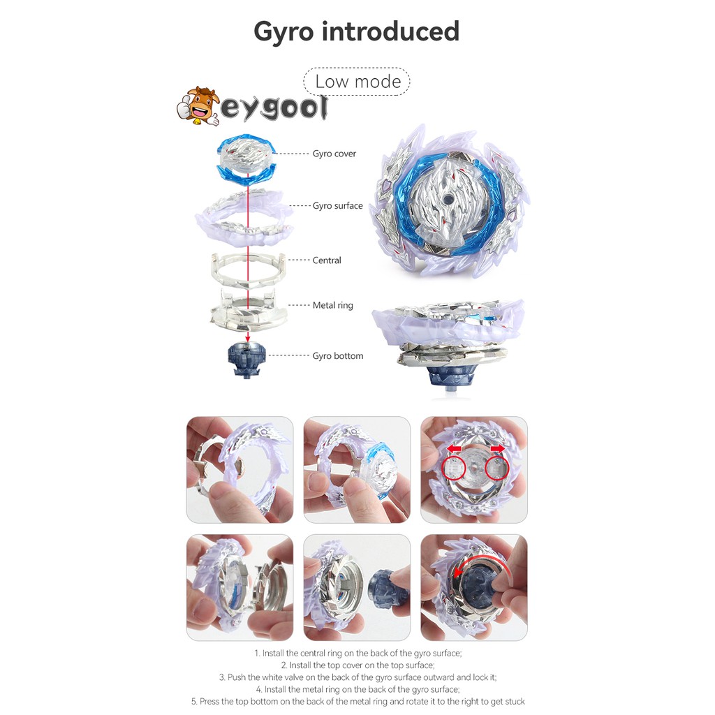 Con quay đồ chơi Beyblade Burst B189 Beyblade DB B184