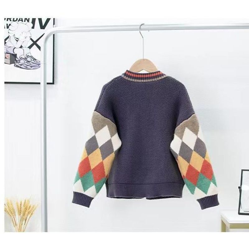 Áo Khoác Cardigan Dệt Kim Thời Trang Xuân Thu Cho Bé Trai