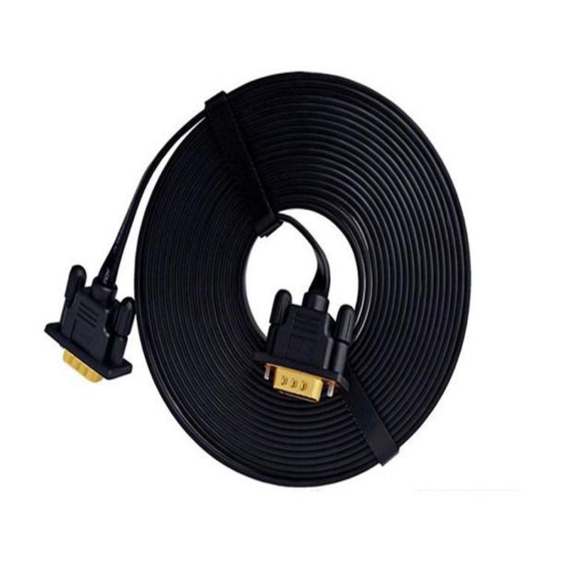 Cáp VGA DTECH mỏng cực tốt 1M8 - 3M - 5M - 10M - 20M bản dẹp xịn chính hãng