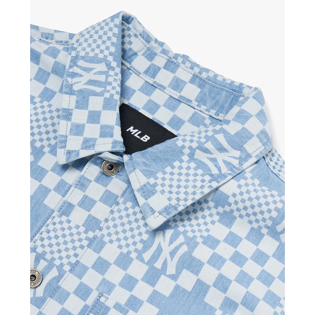 Sơ Mi MLB Checkerboard 3ADRMN623