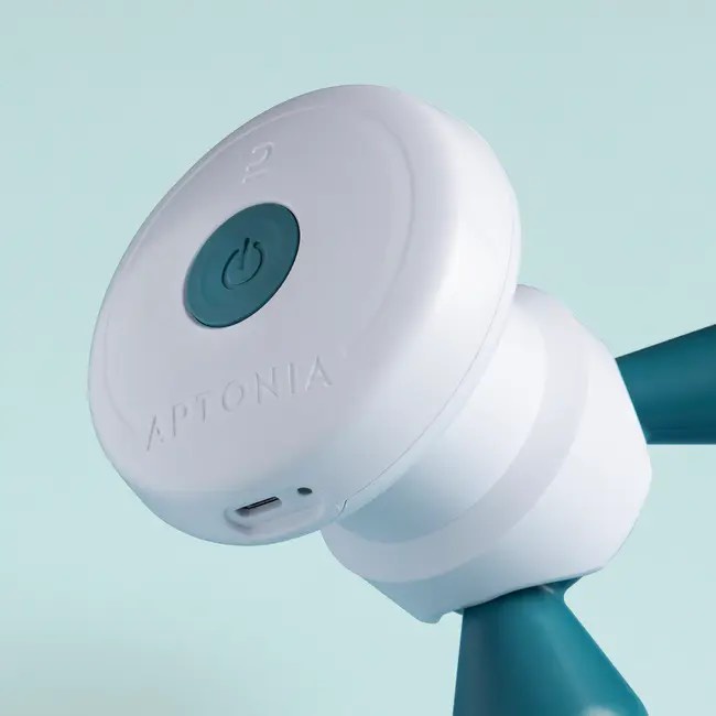 Máy massage mini cầm tay hiệu APTONIA, máy mát xa mini có thể sạc  MIRILIK DECA