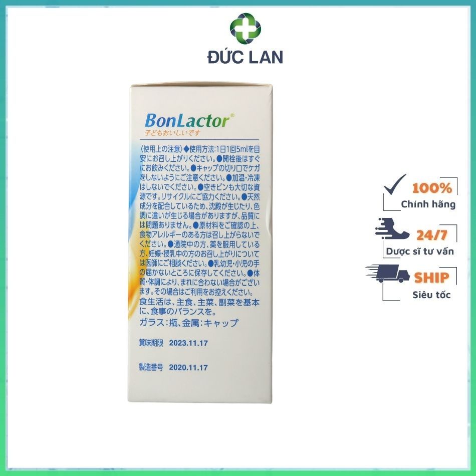BONLACTOR LỌ 100 ML.