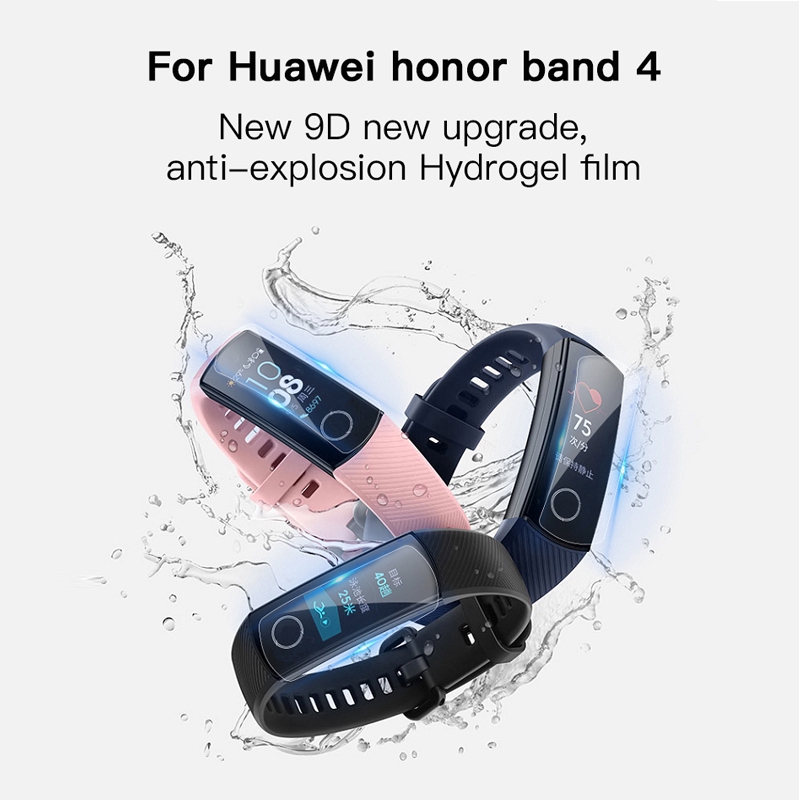 Bộ 5 TPU 9D cho vòng đeo tay thông minh Huawei Honor Band