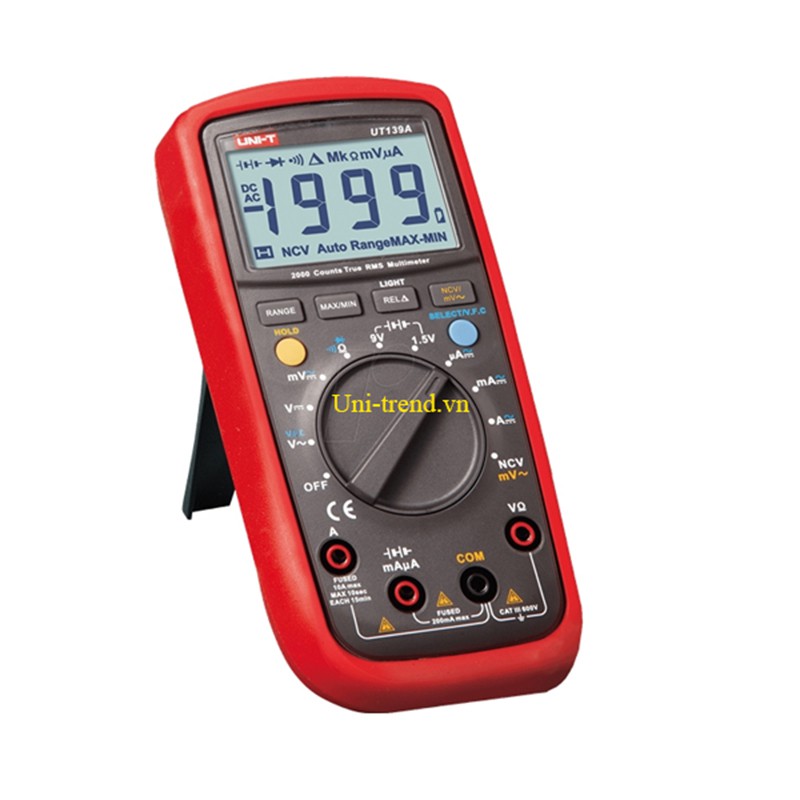 UT139A True RMS Đồng hồ vạn năng điện tử tự động Uni-trend