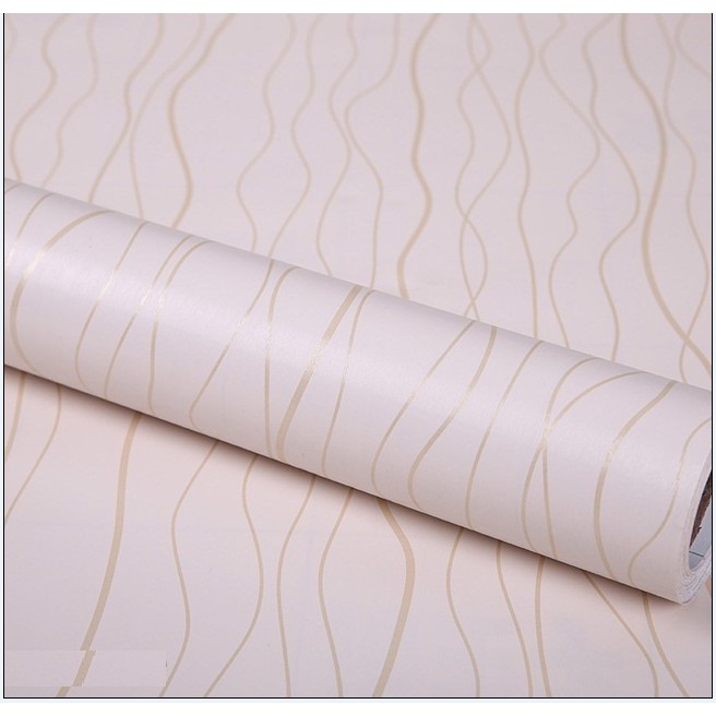 Decal giấy dán tường vân vàng