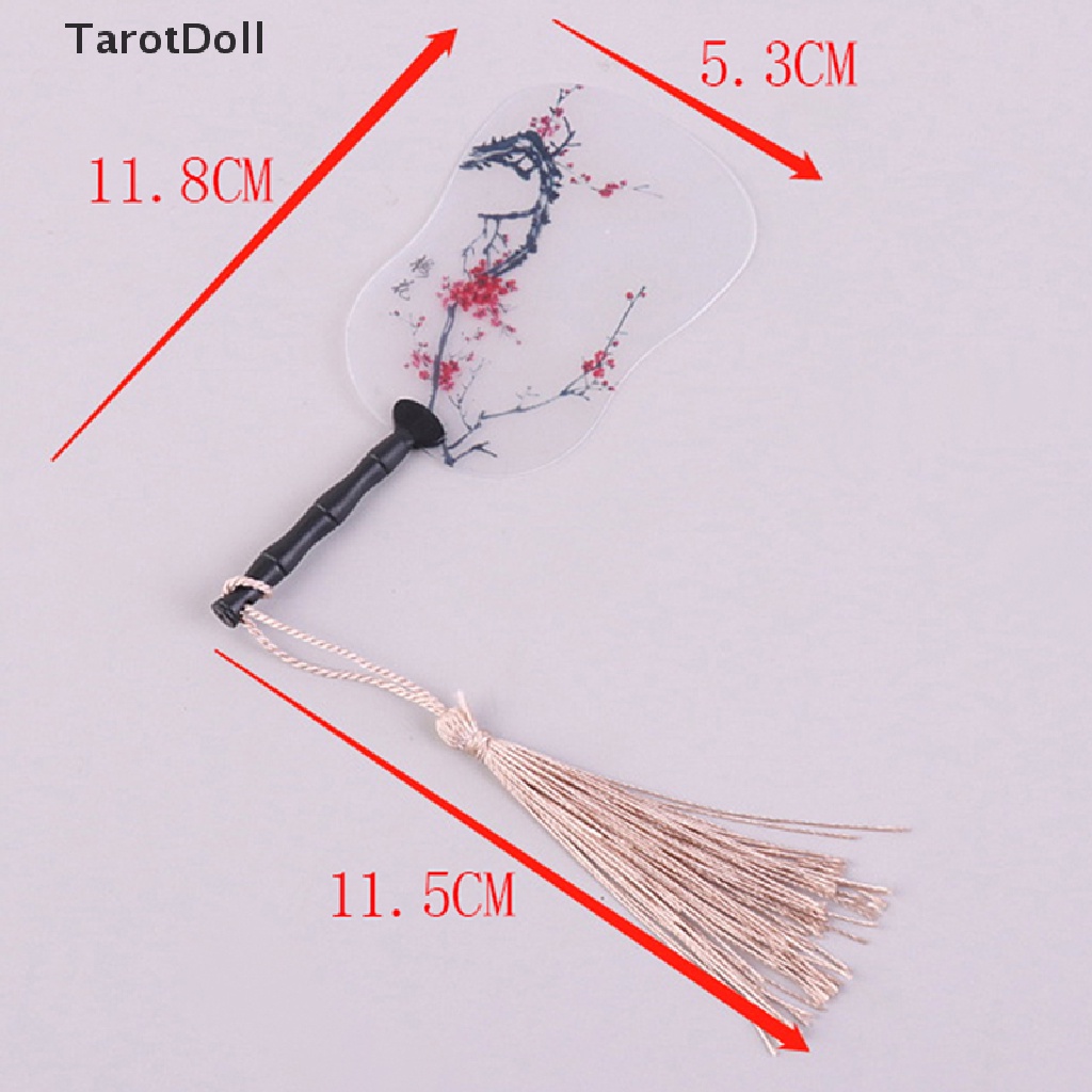 Bộ 2 Quạt Mini Trang Trí Nhà Búp Bê Tỉ Lệ 1: 12