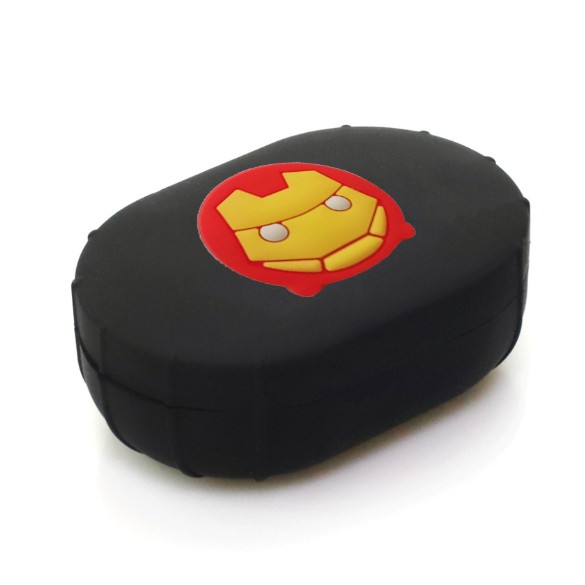 Bao silicon tai nghe Redmi Airdots logo Avenger - Case bọc hộp sạc Xiaomi Redmi Airdots logo Avenger