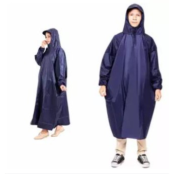 ÁO MƯA KHÔNG XẺ TÀ, BÍT KÍN TOÀN THÂN KHÔNG LO BỊ ƯỚT, 1 mảnh ko xẻ tà, dễ mặc, raincoat 1 người, cho nam nữ, rain wear