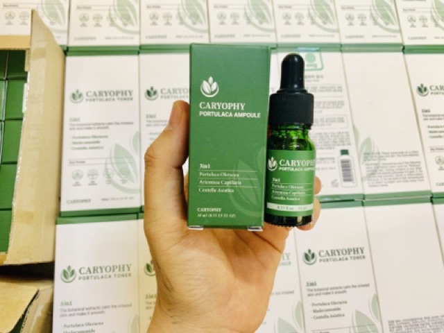Sản Phẩm Caryophy Portulaca Toner  + Serum Caryophy Portulaca Ampoule
