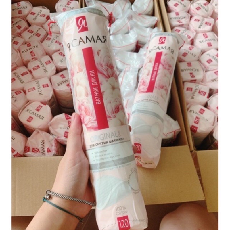 Bông tẩy trang Nga 120m