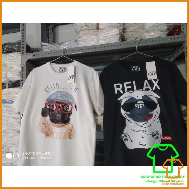 Áo Thun In Decal Relax and Hello...I'm