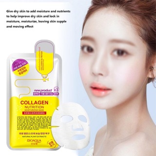 Lẻ 1 mask Collagen nutrition Bioaqua nội địa trung